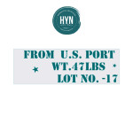 HYN- STENCIL ARTISTICO SERIE G 10 X 30 STG024