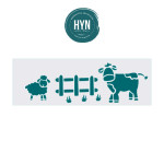 HYN- STENCIL ARTISTICO SERIE G 10 X 30 STG037