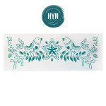 HYN- STENCIL ARTISTICO SERIE G 10 X 30 STG046