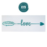 HYN- STENCIL ARTISTICO SERIE G 10 X 30 STG050