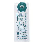 HYN- STENCIL ARTISTICO SERIE G 10 X 30 STG053