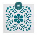 HYN- STENCIL ARTISTICO SERIE H 15 X 15 STH011