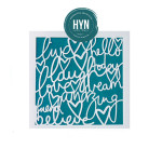 HYN- STENCIL ARTISTICO SERIE I 15 X 15 STI002