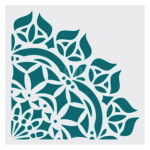 HYN- STENCIL ARTISTICO SERIE 1/4 MANDALAS DIAM.60 (120CM) STMC60 03