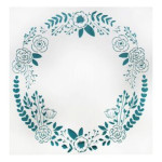 HYN- STENCIL ARTISTICO SERIE CORONAS DIAM.30 STCOR30001