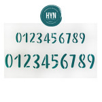 HYN- STENCIL ARTISTICO SERIE NUMEROS 12 X 20 STNUM002