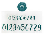 HYN- STENCIL ARTISTICO SERIE NUMEROS 12 X 20 STNUM006