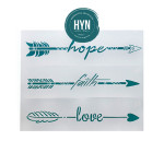 HYN- STENCIL ARTISTICO SERIE XL 35 X 40 STXL014