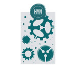 HYN- STENCIL ARTISTICO SERIE XXL 60 X 40 STXXL003