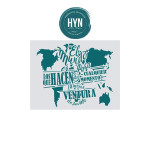 HYN- STENCIL ARTISTICO SERIE XXL 60 X 40 STXXL006