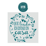 HYN- STENCIL DECORATIVOS ARTISTICOS SERIE DECO HOGAR STPF B 001