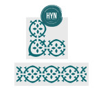 HYN- STENCIL ARTISTICO SERIE PREMIUN 55 X 40 STPR008