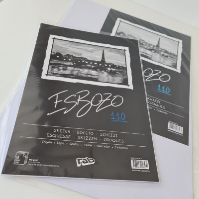 RAB- PAPEL A4 ESBOZO ESP. PARA LAPIZ / TINTAS 180 GRS X 10 HOJAS RAB- PAPEL A4 ESBOZO ESP. PARA LAPIZ / TINTAS 180 GRS X 10 HOJAS