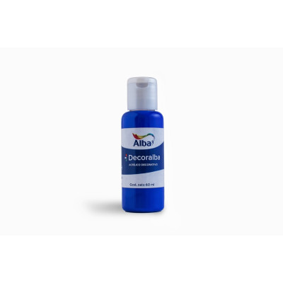 ALBA- ACRILICO X 60 ML. BASICOS 445 AZUL ULTRAMAR ALBA- ACRILICO X 60 ML. BASICOS 445 AZUL ULTRAMAR