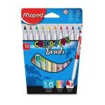 MAPED- MARCADOR COLOR PEPS PUNTA PINCEL x10 SURTIDO LAVABLE
