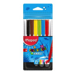 MAPED- MARCADOR COLOR PEPS ESCOLAR OCEAN x  6 SURTIDO LAVABLE