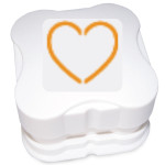 ASB- PERFO. C/FOR PAPEL 6615 38MM MAGNETICA K (CORAZON CONTORNO)