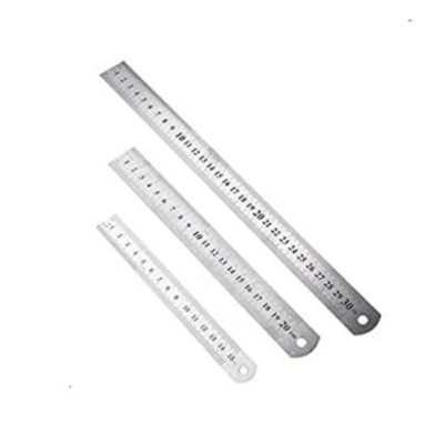 ASB- REGLA METALICA DE  50cm ACERO INOXIDABLE