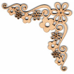 LASER DIX- DECO Y ARTESANIAS COD. 0582 20 ESQUINERO