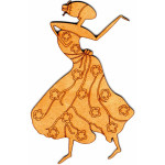 LASER DIX- DECO Y ARTESANIAS COD. 0004 60 AFRICANA