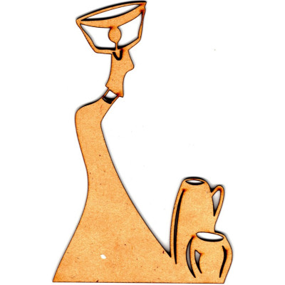 LASER DIX- DECO Y ARTESANIAS COD. 0008 60 AFRICANA