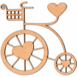 LASER DIX- DECO Y ARTESANIAS COD. 0314 10 BICICLETA