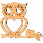 LASER DIX- DECO Y ARTESANIAS COD. 0072 10 BUHOS Y LECHUZAS