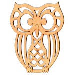 LASER DIX- DECO Y ARTESANIAS COD. 0073  6 BUHOS Y LECHUZAS