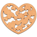 LASER DIX- DECO Y ARTESANIAS COD. 0099 30 CORAZONES