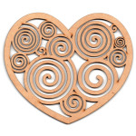 LASER DIX- DECO Y ARTESANIAS COD. 0100 10 CORAZONES