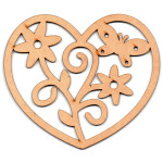 LASER DIX- DECO Y ARTESANIAS COD. 0103 20 CORAZONES