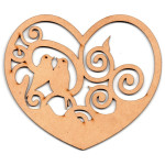 LASER DIX- DECO Y ARTESANIAS COD. 0104 20 CORAZONES