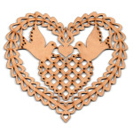 LASER DIX- DECO Y ARTESANIAS COD. 0109 10 CORAZONES