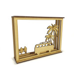 LASER DIX- DECO Y ARTESANIAS COD. 0743 15X20 CUADRO TRIPTICO