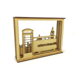 LASER DIX- DECO Y ARTESANIAS COD. 0745 15X20 CUADRO TRIPTICO