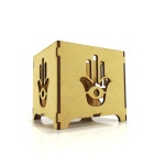 LASER DIX- DECO Y ARTESANIAS COD. 0514 10X10X11 PORTAVELAS