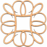 LASER DIX- DECO Y ARTESANIAS COD. 0438 40 MARCOS