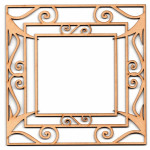 LASER DIX- DECO Y ARTESANIAS COD. 0472 40 MARCOS