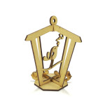 LASER DIX- DECO Y ARTESANIAS COD. 0342 15 PAJAROS