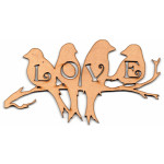 LASER DIX- DECO Y ARTESANIAS COD. 0212 10 PAJAROS