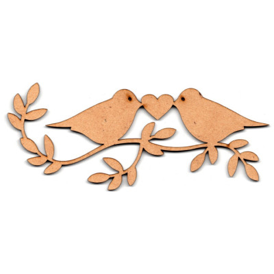 LASER DIX- DECO Y ARTESANIAS COD. 0356  6 PAJAROS