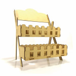 LASER DIX- FIESTAS Y EVENTOS COD. 1267 30X45X25 CANDY BAR GRANJA