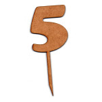 LASER DIX- FIESTAS Y EVENTOS COD. 1283 5 TOPPERS TORTAS