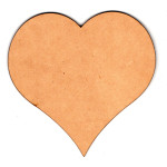 LASER DIX- DECO Y ARTESANIAS COD. 6003 20 CORAZON LISO