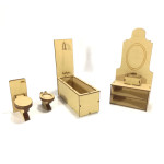 LASER DIX-  JUEGOS DIDACTICOS COD. 6104 SET BANO X 4P