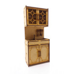 LASER DIX-  JUEGOS DIDACTICOS COD. 6163 MESADA/ALACENA ESCALA BARBIE