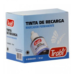 TRABI - TINTA PERMANENTE 30 CM3 NEGRA